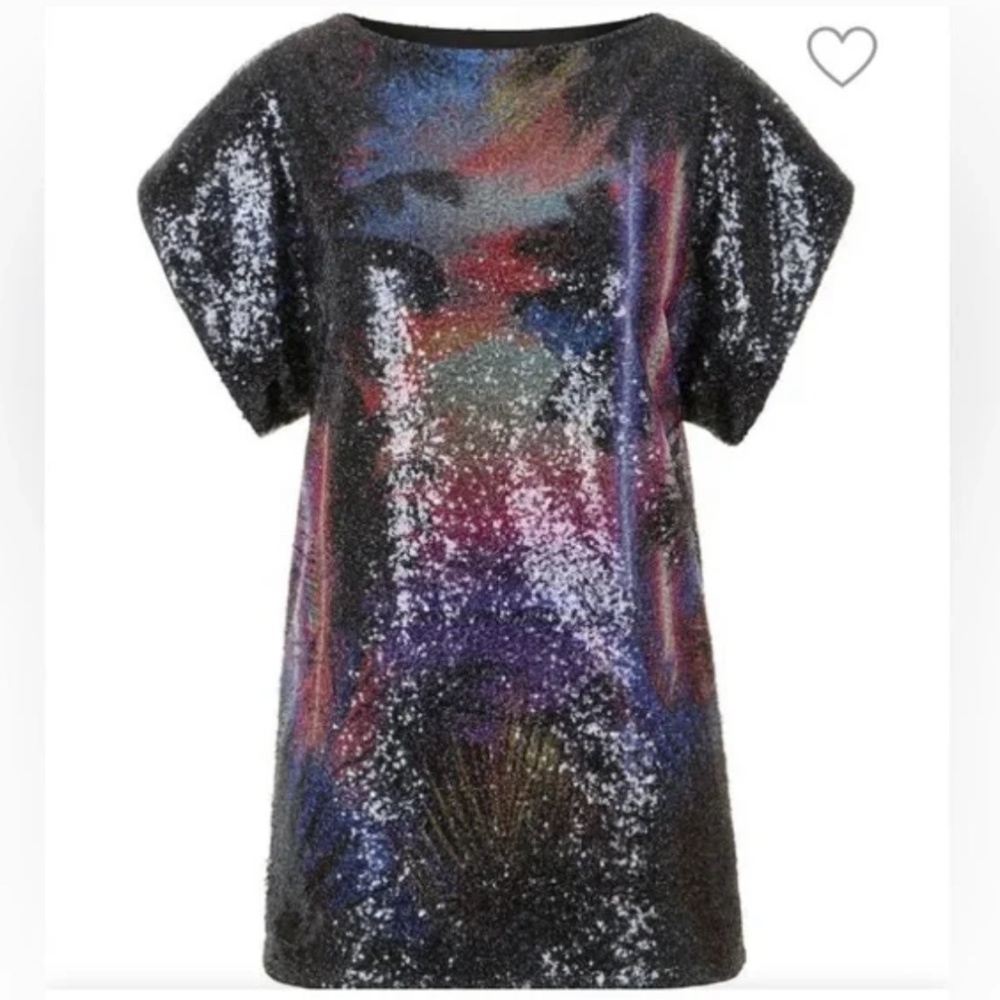 Nwt Balmain sequin dress